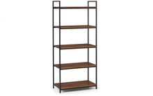 Load image into Gallery viewer, Tribeca Tall Bookcase - Sonoma Oak or Walnut - 32cm D x 63cm W x 140cm H
