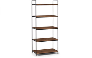 Tribeca Tall Bookcase - Sonoma Oak or Walnut - 32cm D x 63cm W x 140cm H