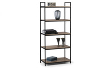 Load image into Gallery viewer, Tribeca Tall Bookcase - Sonoma Oak or Walnut - 32cm D x 63cm W x 140cm H
