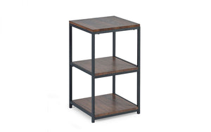 Tribeca Tall Narrow Side Table - Sonoma Oak or Walnut - 35cm D x 35cm W x 60cm H