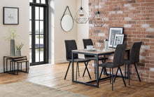 Load image into Gallery viewer, Tribeca Dining Table - Sonoma Oak or Walnut - 120cm D x 80cm W x 75cm H
