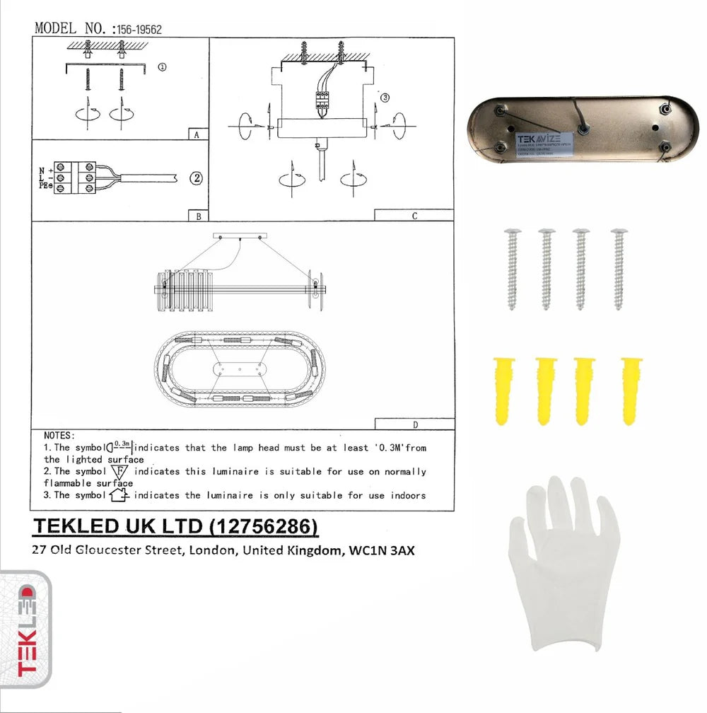 Saturn Crystal Gold Metal Chandelier Ceiling Light E14 - Available in 4 Sizes