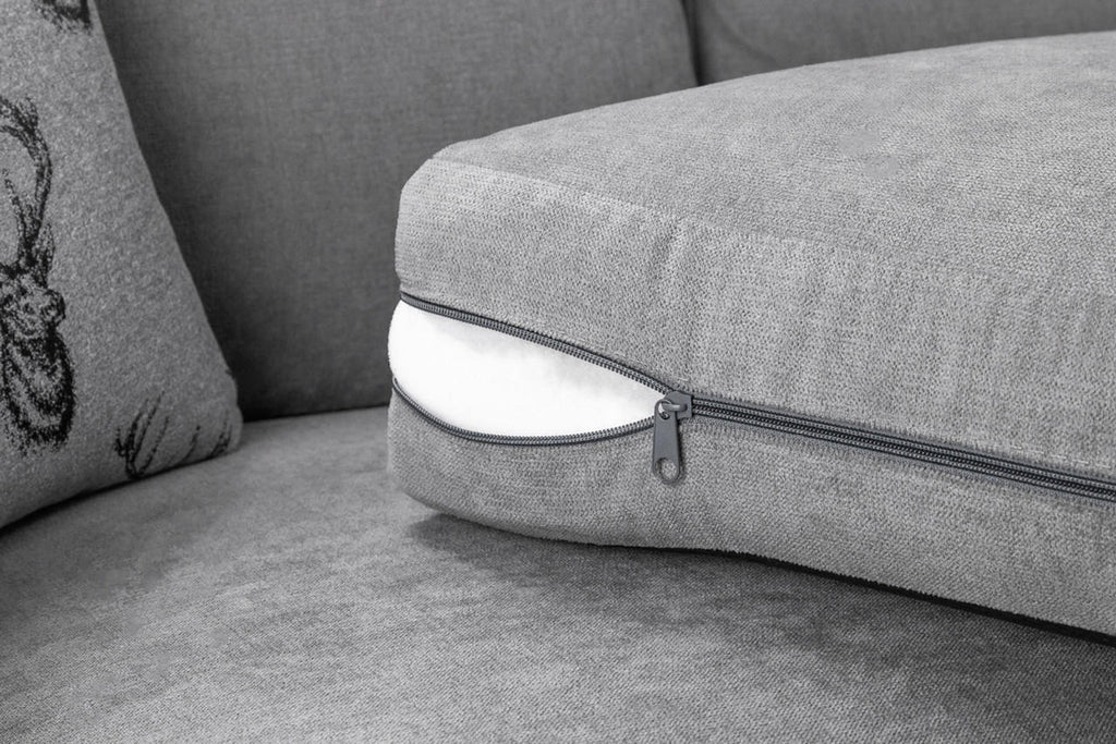 Varona Scatterback/Fullback Sofa - Black or Grey - Available Large Corner, RHF/LHF Corner, 3 Seater, 2 Seater, Swivel Chair, Armchair Or Sofa Bed