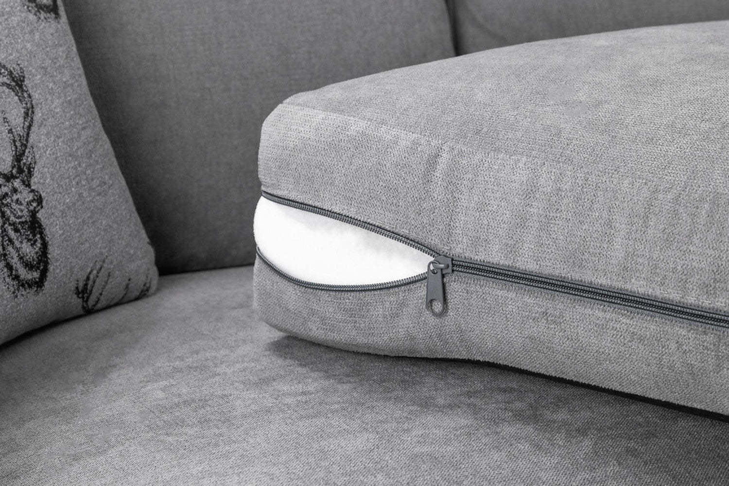 Varona Scatterback/Fullback Sofa - Black or Grey - Available Large Corner, RHF/LHF Corner, 3 Seater, 2 Seater, Swivel Chair, Armchair Or Sofa Bed