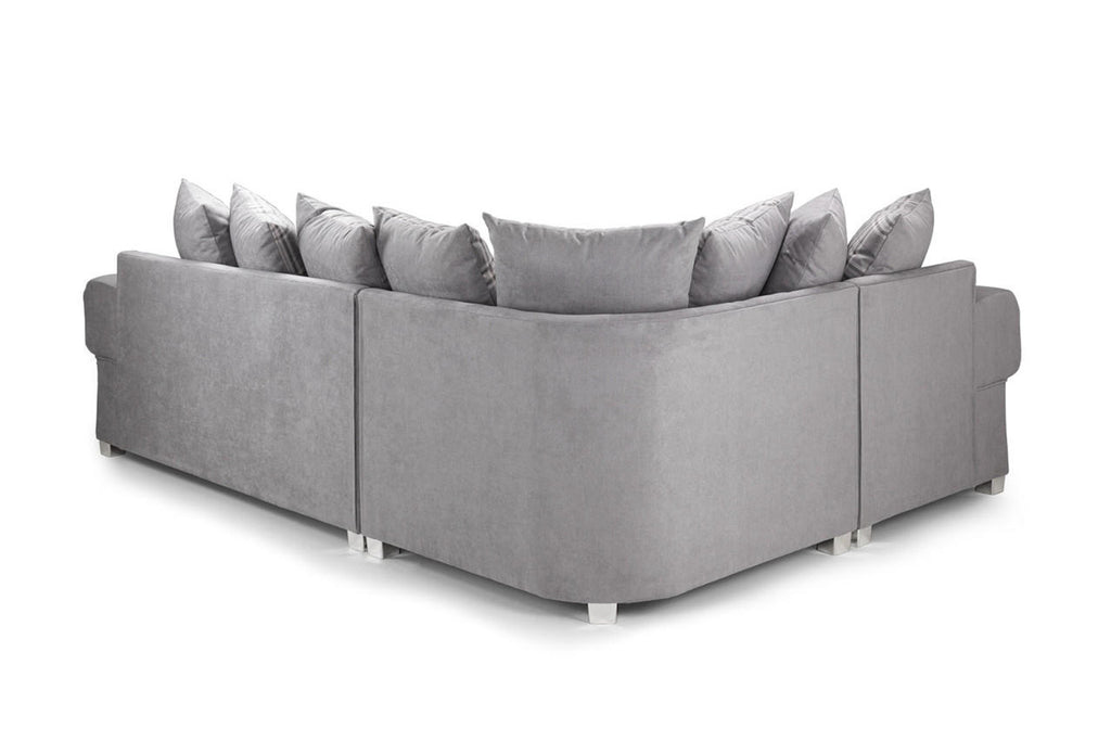 Varona Scatterback/Fullback Sofa - Black or Grey - Available Large Corner, RHF/LHF Corner, 3 Seater, 2 Seater, Swivel Chair, Armchair Or Sofa Bed