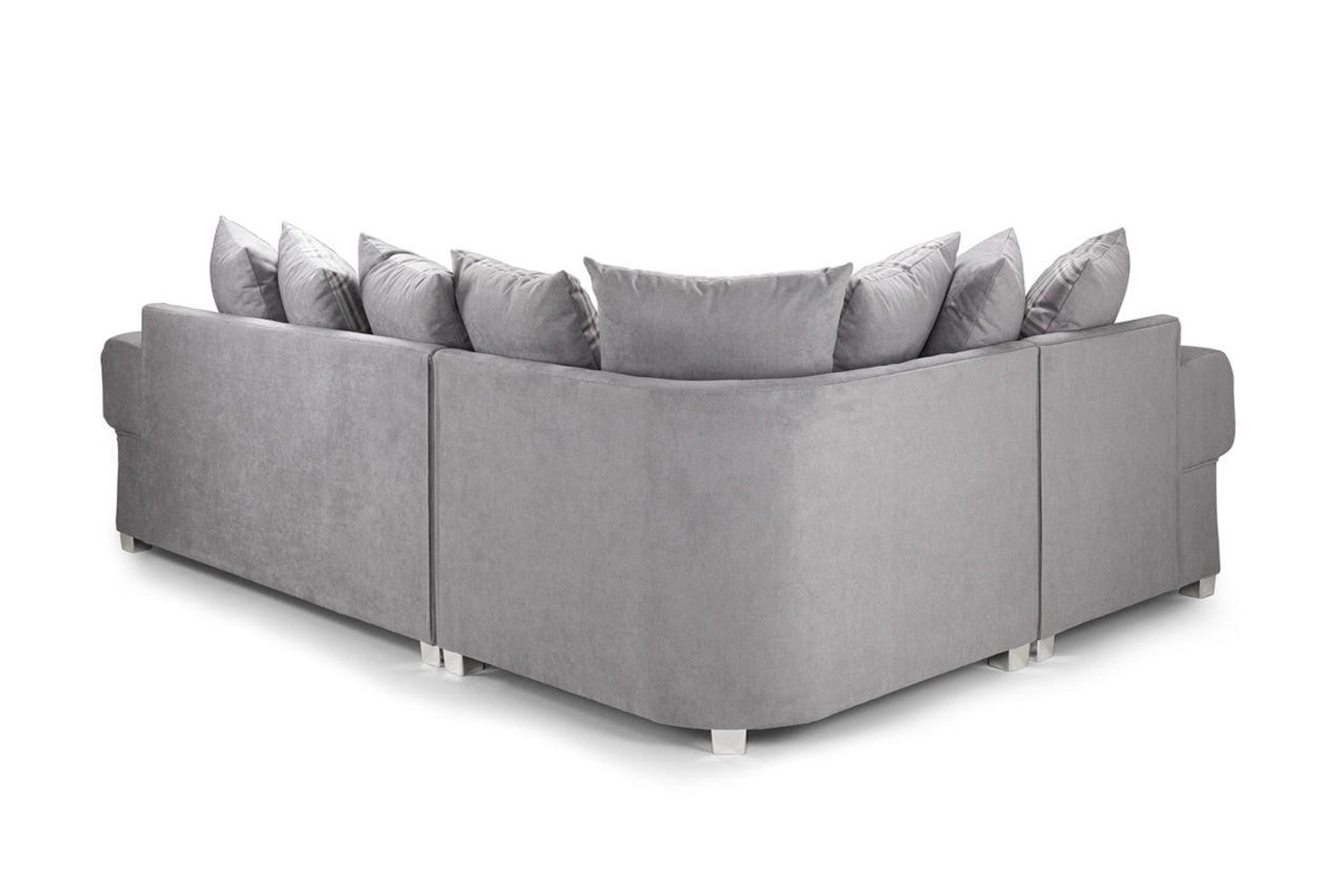 Varona Scatterback/Fullback Sofa - Black or Grey - Available Large Corner, RHF/LHF Corner, 3 Seater, 2 Seater, Swivel Chair, Armchair Or Sofa Bed