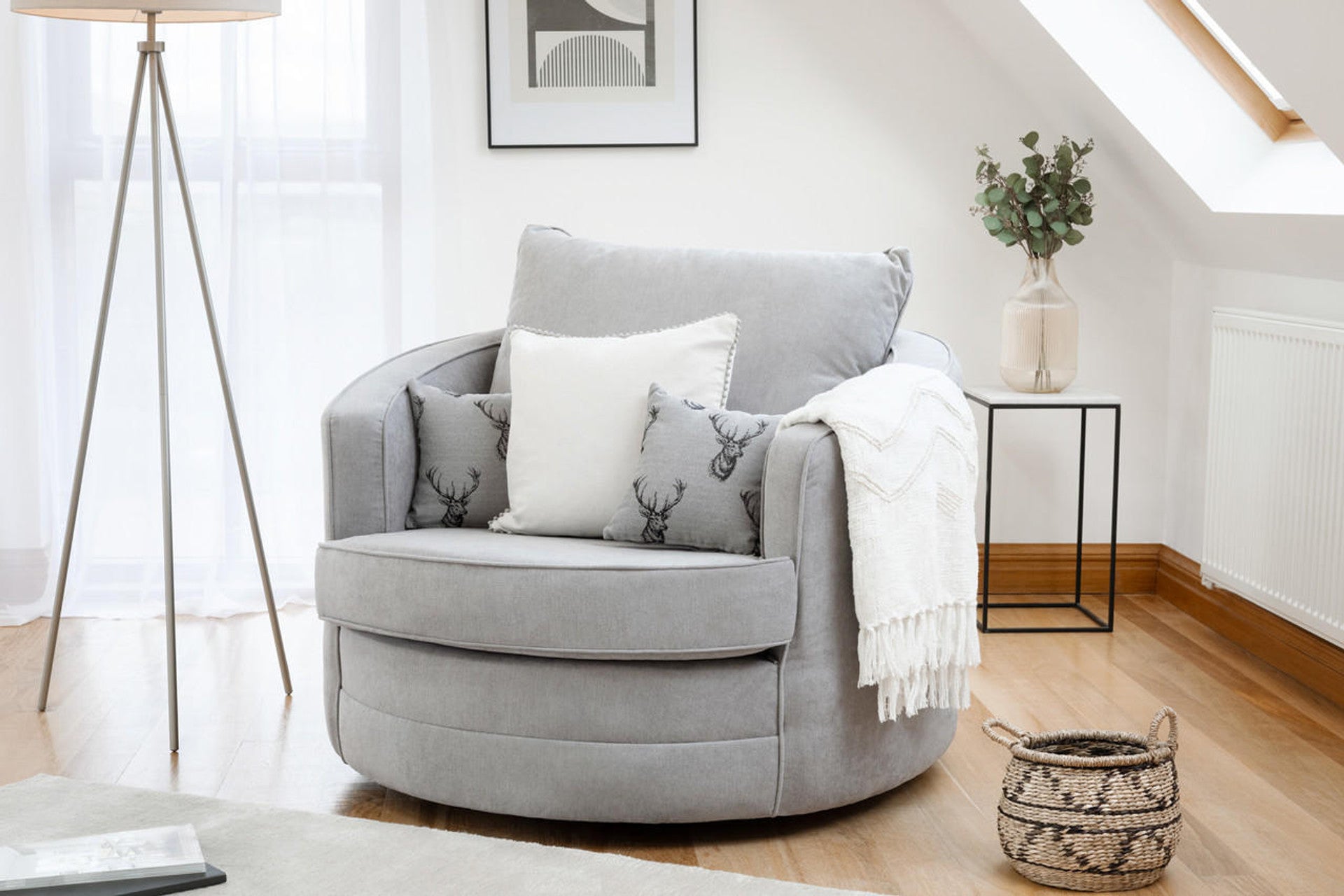 Varona Scatterback/Fullback Sofa - Black or Grey - Available Large Corner, RHF/LHF Corner, 3 Seater, 2 Seater, Swivel Chair, Armchair Or Sofa Bed