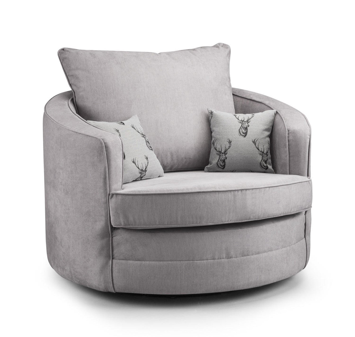 Varona Scatterback/Fullback Sofa - Black or Grey - Available Large Corner, RHF/LHF Corner, 3 Seater, 2 Seater, Swivel Chair, Armchair Or Sofa Bed