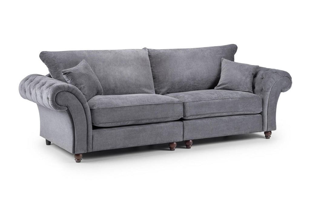Windsor Fullback Sofa - Stone or Grey - Available in a Large Corner, LHF/RHF Corner, 4, 3, 2 Seaters & Arm Chair