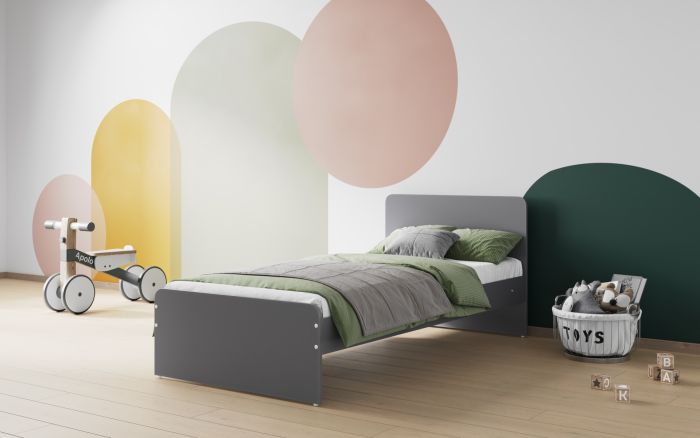 Wizard Single Bed - Available in Grey or White