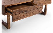 Load image into Gallery viewer, Woburn Rustic 2 Drawer Coffee Table - RECYCLED/RECLAIMED Pine - Colour Cashew
