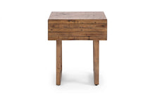 Load image into Gallery viewer, Woburn Rustic 1 Drawer Lamp/Bedside Table - RECYCLED/RECLAIMED Pine - Colour Cashew
