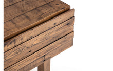 Load image into Gallery viewer, Woburn Rustic 1 Drawer Lamp/Bedside Table - RECYCLED/RECLAIMED Pine - Colour Cashew
