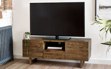 Load image into Gallery viewer, Woburn Rustic Media Unit - RECYCLED/RECLAIMED Pine - Colour Cashew
