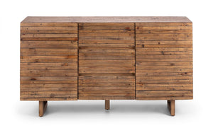 Woburn Rustic Sideboard - RECYCLED/RECLAIMED Pine - Colour Cashew