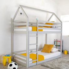 Load image into Gallery viewer, Playhouse Bunk Beds - Colour Option Availble in Grey or White
