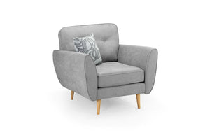 Zinc Sofa -  Grey Fabric - Available in Large Corner, 3+2 & Armcahir