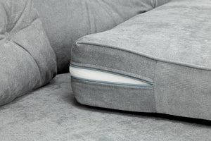 Zinc Sofa -  Grey Fabric - Available in Large Corner, 3+2 & Armcahir