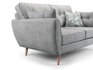 Zinc Sofa -  Grey Fabric - Available in Large Corner, 3+2 & Armcahir