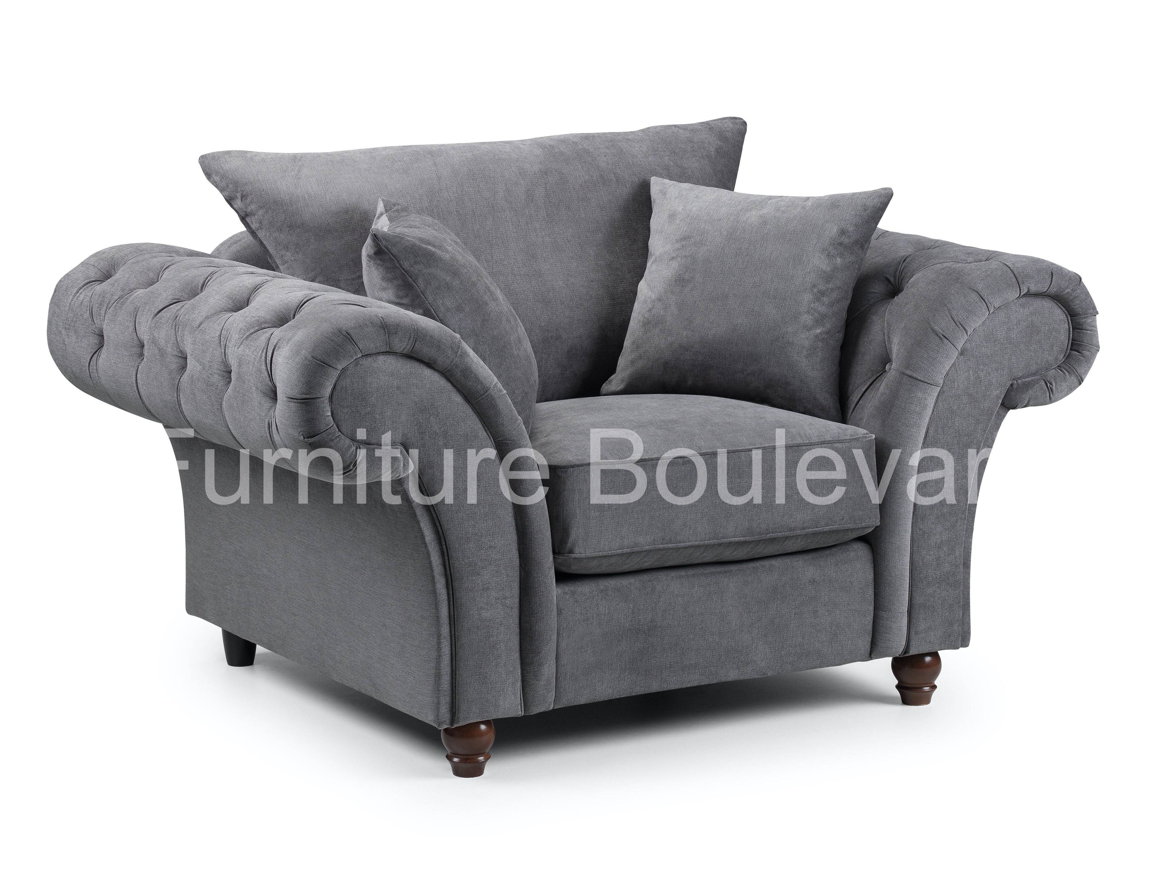 Emerald Corner Sofa 3 & 2 Seater Sofa & Armchair & Footstool