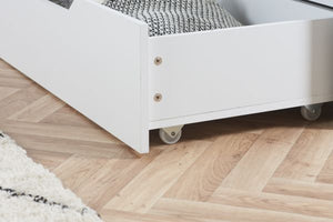 Alfie White Storage Bed - Available in Small Double, Double & KingSize