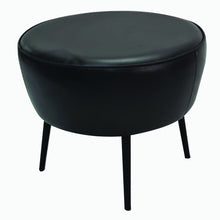 Load image into Gallery viewer, Donato Leather and Iron Stool - Available in Mahogany , Steel Grey &amp; Sage Green
