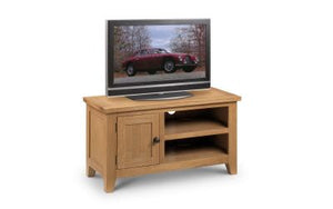 Astoria Oak TV Unit/Mdeia Unit - 40cm D x 90cm W x 50cm H