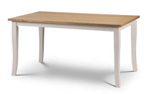 Load image into Gallery viewer, Davenport Dining Table - Oak &amp; elephant Grey - 90cmD x 150cmW x 75cmH
