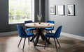 Burgess Dining Chair - Available in Grey or Blue