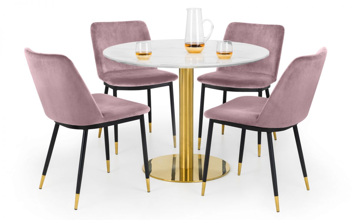 Palermo Round Pedestal Table - Available in Multiple Colours