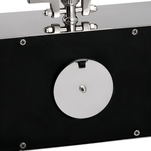 Antique Silver Mechanism Mantle Clock