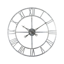 Load image into Gallery viewer, Silver Foil Skeleton Wall Clock
