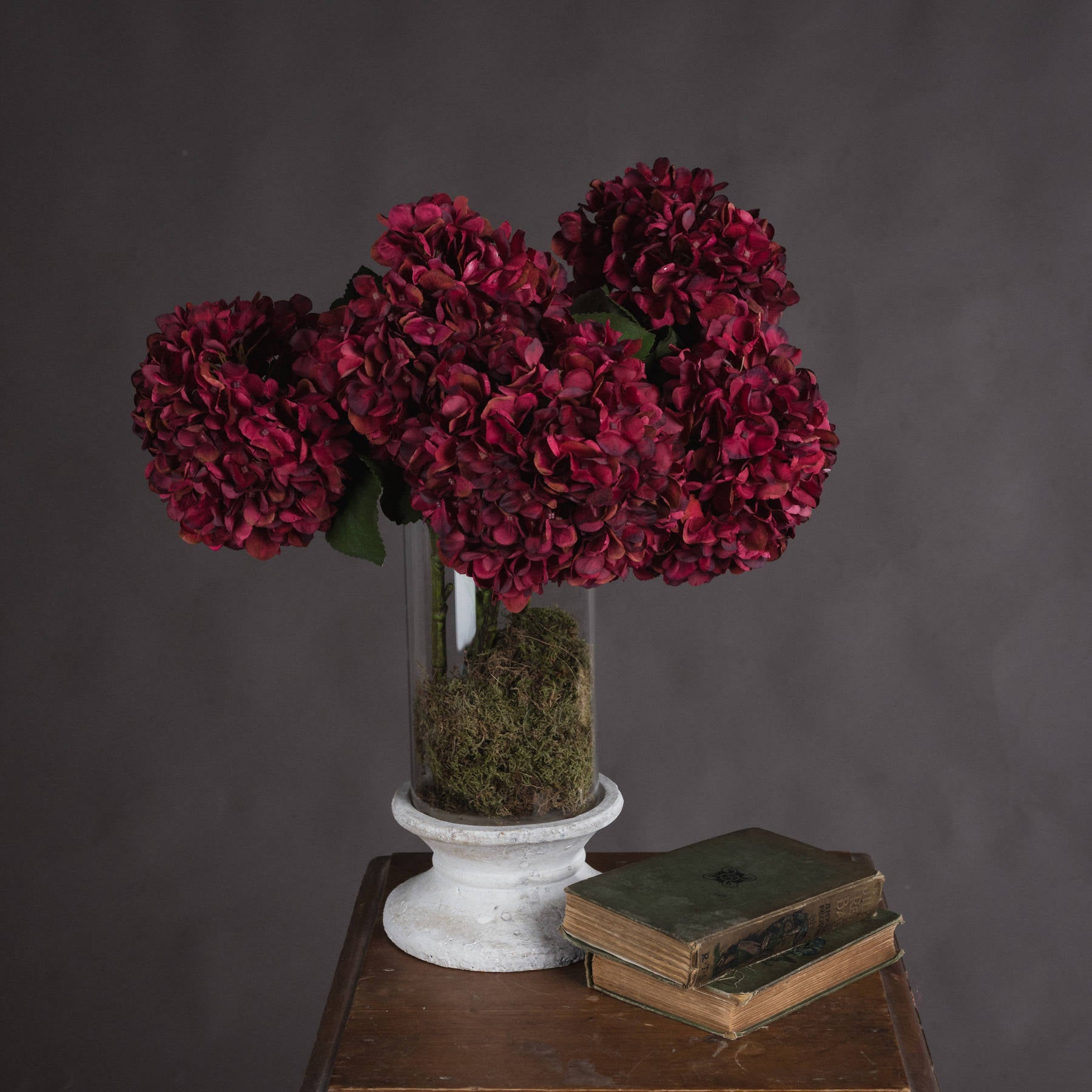Autum Hydrangea - Available in Burgundy, Coffee, Ruby or White