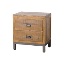 Load image into Gallery viewer, The Draftsman Collection Two Drawer Bedside
