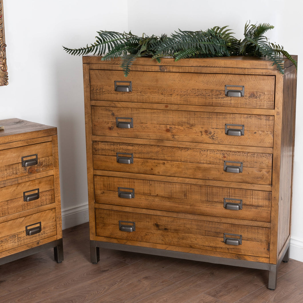 The Draftsman Collection Five Drawer Chest