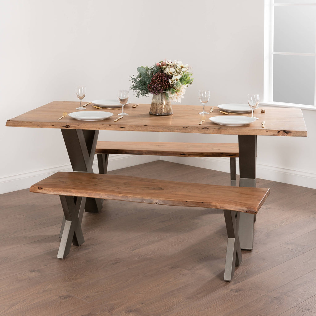 Live Edge Dining - Table and Bench Available