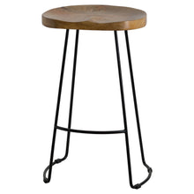 Load image into Gallery viewer, Franklin Hardwood Shaped Barstool
