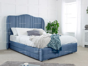 Designer Bed - Ottoman/Non-Ottoman - Multiple Colour Option