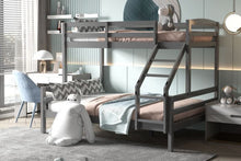 Load image into Gallery viewer, Wooden Hopin Triple Bunk Bed - Colour Option White or Grey
