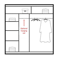 Load image into Gallery viewer, OTROP 203cm White Wardrobe
