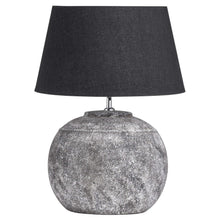 Load image into Gallery viewer, Regola Ceramic Table Lamp - Available in Aged Stone or Bronze Metallic
