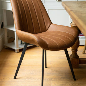 Malmo Dining Chair - Available in Grey & Tan