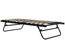 Load image into Gallery viewer, Fold away Metal Trundle Guest Bed Frame - Available in Black or White
