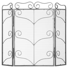 Load image into Gallery viewer, Heavy Large Antique Silver Fire Screen
