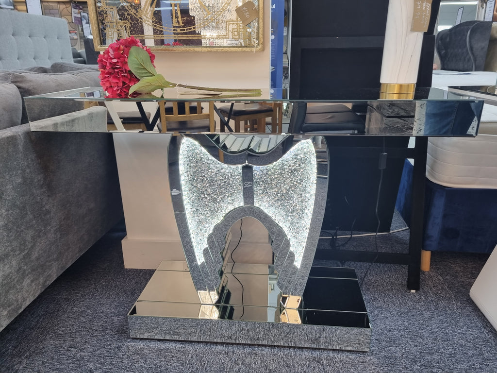 Marble & Light Up Console Units - Entry Side Table - Chelsea, Lewis, Triangle Light, Heart Light