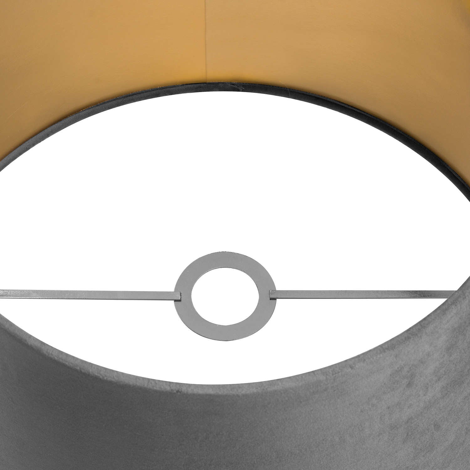 Lamp And Ceiling Shade - Available in Grey Velvet & Emerald Green
