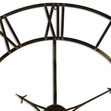 Load image into Gallery viewer, Large Antique Brass Large Skeleton Clock
