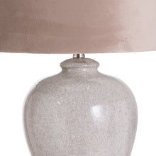 Load image into Gallery viewer, Hadley Ceramic Table Lamp With Natural Shade
