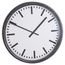 Load image into Gallery viewer, Large Black Station Clock
