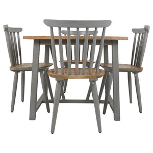 Nordic Grey Collection Square Dining Table (Table Only)